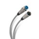 Cable Auxiliar Steren Xlr Macho A Xlr Hembra 15 Metros Blanco 299-911