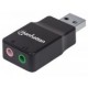 Convertidor Manhattan Usb A Audio 3.5Mm Negro 152754