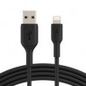 Cable Adaptador Belkin Caa001Bt1Mbk Lightning Macho A Usb-A Macho 1M Negro