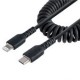 Cable Espiral Startech.Com Lightning Macho A Usb-C Macho 50Cm Negro Rusb2Clt50Cmbc