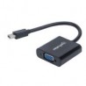 Adaptador Manhattan Mini Displayport Macho A Vga Hembra Negro 151504