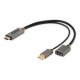 Cable Adaptador Startech.Com Adaptador Hdmi 2.0 A Displayport 1.2 Hdr 30Cm 4K 128-Hdmi-Displayport
