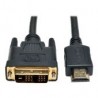Tripp Lite Cable Adap. Hdmi A Dvi P. Monitor 6.1M Macho-Macho Neg.