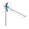 Antena Para Televisión Steren Ant-Uhf 130 Exteriores Uhf Plata
