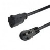 Cable Startech Extension Nema 5-15R A Nema 5-15P Codo 90Cm Pac101R3