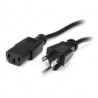 Startech Cable 6M De Alimentacion P. Pc C13 A Nema5-15P 125V Pxt10120