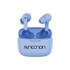 Audifonos Tws Necnon Ntws-03 Indicador Led Bluetooth 5.0 Azul Nbab030300