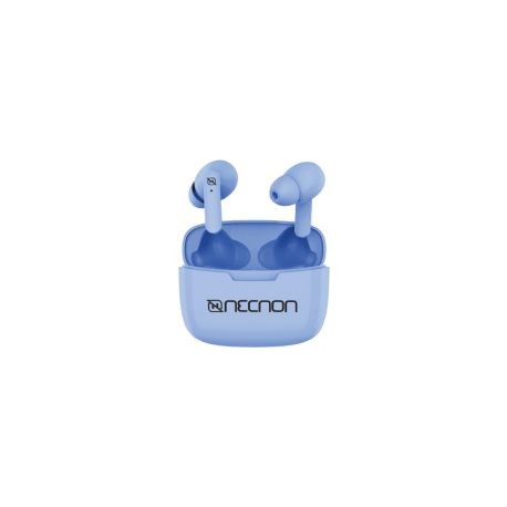 Audifonos Tws Necnon Ntws-03 Indicador Led Bluetooth 5.0 Azul Nbab030300