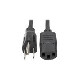Cable De Poder Tripp Lite Nema 5-15P A Iec-320-C13 30Cm Negro P006-001