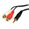 Cable 1.8M  Minijack 3.5Mm Macho A Rca Hembra Startech Mu1Mfrca
