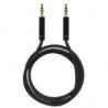 Cable Stereo Brobotix 651336 Nylon Macho/Macho 1M Negro
