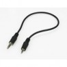 Cable Auxiliar Xtech Xtc-314 Audio 3.5Mm A 2.5Mm 0.25M Negro