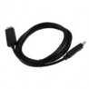 Cable De Video Batauro Displayport Macho A Hdmi Macho Full Hd 3 Metros Negro Ca-Dphd3