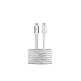 Cable Usb Vorago Usb-C Macho - Usb-C Macho 1M Blanco Cab-124-Wh