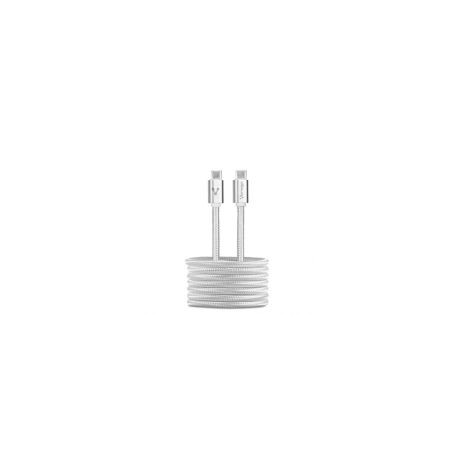 Cable Usb Vorago Usb-C Macho - Usb-C Macho 1M Blanco Cab-124-Wh