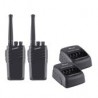 Kit De Radios Intercomunicadores Steren Rad-010 16 Canales Negro 2 Piezas