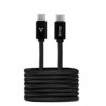 Cable Usb Vorago Usb-C Macho - Usb-C Macho 1M Negro Cab-124-Bk