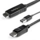 Cable Hdmi 1.4 Macho A Displayport 1.2 Macho Startech.Com 4K 30Hz 3 Metros Negro Hd2Dpmm3M