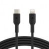 Cable Adaptador Belkin Caa003Bt1Mbk Lightning Macho A Usb-C Macho 1M Negro