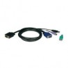 Cable Kvm Tripp Lite Vga D-Sub Macho A Usb A Macho 4.6 Metros