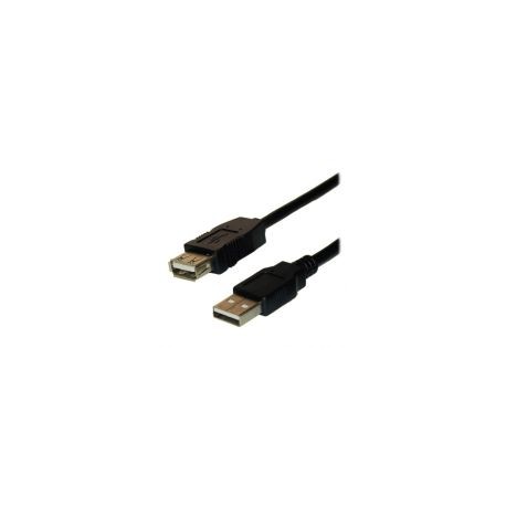 Cable Usb Xcase Awg Usb-A Macho - Usb-A Hembra 1.8M Negro Acccable43-180