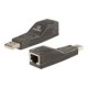 Adaptador Steren Usb 2.0 Macho - Rj-45 Hembra Negro 506-430