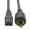 Cable Alimentación Tripp Lite Para Pdu/Ups C19 Coupler Macho Nema L6-20P Hembra 4.3M Negro P040-014
