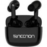 Audifonos Tws Necnon Ntws-03 Indicador Led Bluetooth 5.0 Negro Nbab030100