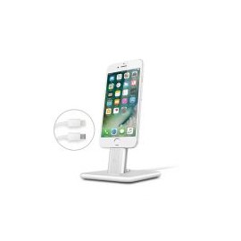 Soporte Con Cargador Twelve South Hirise Deluxe 2 Para Ipad/Iphone Plata 12-1626