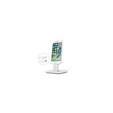 Soporte Con Cargador Twelve South Hirise Deluxe 2 Para Ipad/Iphone Plata 12-1626