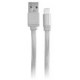 Cable Usb A Lightning Vorago Cab-119 Blanco 1 Metro Bolsa