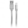 Cable Usb A Lightning Vorago Cab-119 Blanco 1 Metro Bolsa
