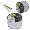 Cable De Audio Logico Swc3102 Color Blanco Cubierto Con Pvc