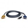 Cable Tripp Lite Hd15 Macho Hd15 Macho / Usb A 1.8 Metros Negro P776-006