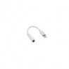 Adaptador Acteck Lightning Macho 3.5Mm Hembra Blanco Ac-934848