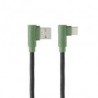 Cable Usb Hune Usb-A Macho - Micro Usb-C Macho 1.2M Verde At-Acc-Ca-317-Bos