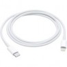 Cable Apple Lightning Macho Usb-C Macho 1M Blanco Mm0A3Am/A