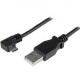 Startech Cable Micro Usb 2M Acodado Derecha Macho-Macho Usbaub2Mra