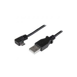 Startech Cable Micro Usb 2M Acodado Derecha Macho-Macho Usbaub2Mra