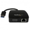 Startech Replicador De Puertos Universal Usb3.0 Con Vga/Red/