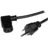 Cable De Alimentacion Startech Nema 5-15P/C13 Angulo Derecha Pxt101L3
