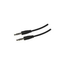 Cable X-Case De Audio Estereo 3.5Mm Macho A Macho 3.0 Mts Negro Aud35Mm18