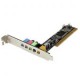 Tarjeta De Sonido Pci 5.1 Surround  Envolvente  Startech Pcisound5Ch2