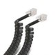 Cable Telefónico Steren Rj-9 Macho A Rj-9 Macho 2.1 M 10 Piezas Negro 302-007N-10Pz