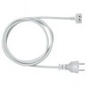 Cable De Poder Apple Para Macbook Conector Nema 5-15P Macho A Angular Macho 1.2 Mts Blanco Mk122Ll/A