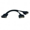 Cable Divisor Tripp Lite En "Y" Dms Macho2X Dvi Hembra 30Cm P576-001