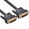 Cable Ugreen Dvi(24+1)Macho A Macho 5M Black 1080P/60Hz