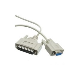 Cable Modem Brobotix Db9 H Db25 M 1.8 Mts 1 8 M Bco H/M 319256