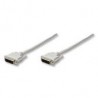 Cable Video Dvi-D A Dvi-D Manhattan 1.8M Gris 328821