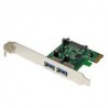 Tarjeta Pcie  2Ptos Usb 3.0 Uasp Alimentac Sata  Startech Pexusb3S24
